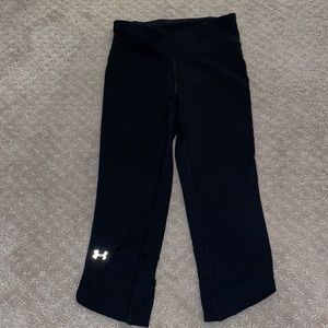 Under Armour cropped leggings, xs, black